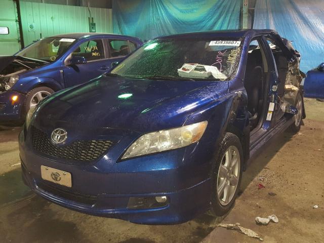 4T1BE46K27U101341 - 2007 TOYOTA CAMRY NEW BLUE photo 2