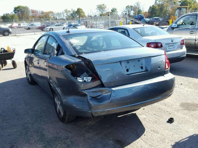 1G8AW15F66Z205441 - 2006 SATURN ION LEVEL GRAY photo 3
