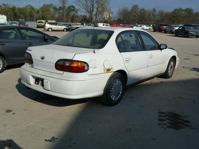 1G1ND52J62M547727 - 2002 CHEVROLET MALIBU WHITE photo 4