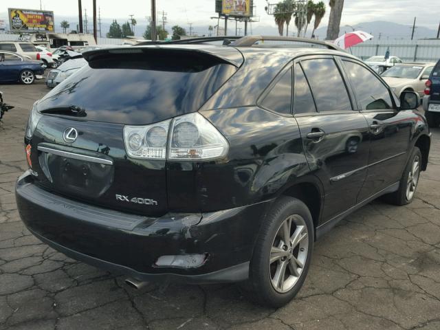 JTJGW31U472001504 - 2007 LEXUS RX 400H BLACK photo 4