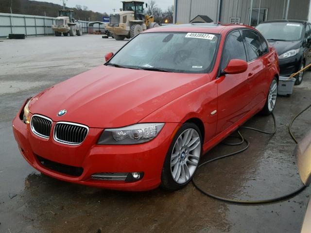 WBAPN7C57BA782369 - 2011 BMW 335 D RED photo 2