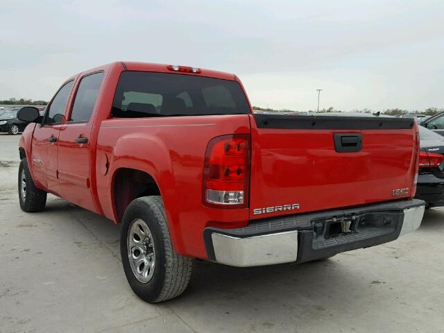 3GTP1UEA0DG188119 - 2013 GMC SIERRA C15 RED photo 3