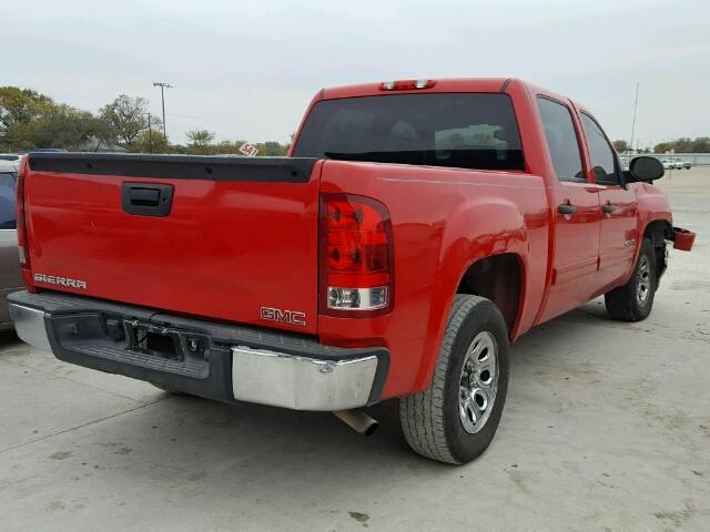 3GTP1UEA0DG188119 - 2013 GMC SIERRA C15 RED photo 4