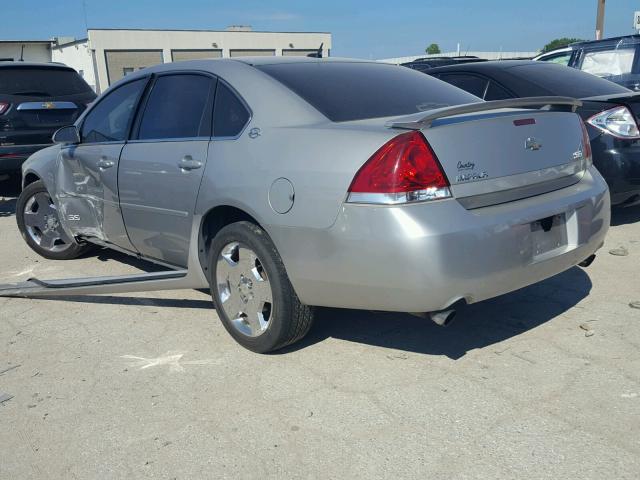 2G1WD58C489144638 - 2008 CHEVROLET IMPALA SUP SILVER photo 3