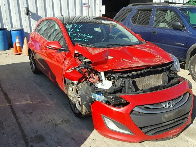 KMHD35LE2DU040703 - 2013 HYUNDAI ELANTRA GT RED photo 1