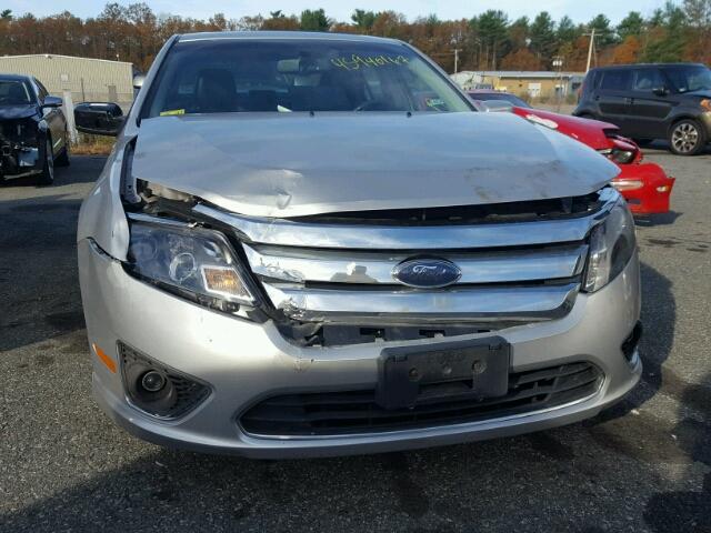 3FAHP0JG1AR262692 - 2010 FORD FUSION SEL SILVER photo 9