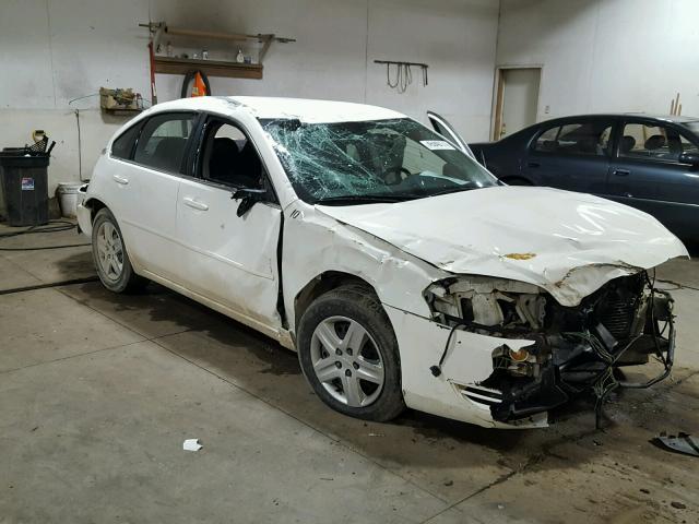 2G1WB58N669274635 - 2006 CHEVROLET IMPALA LS WHITE photo 1