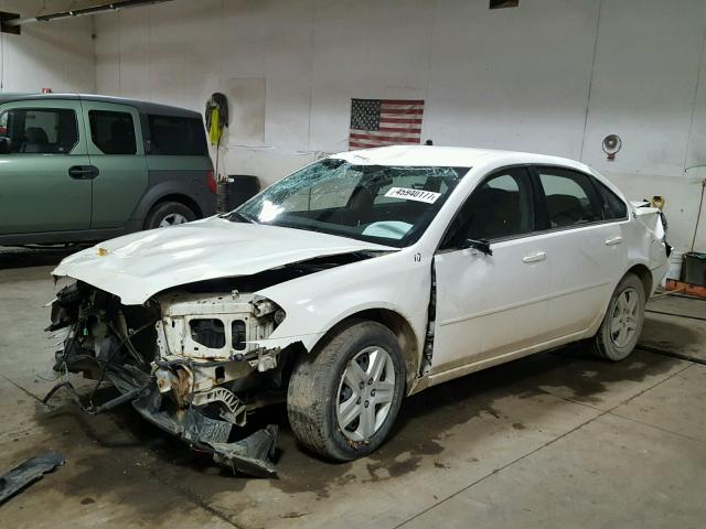 2G1WB58N669274635 - 2006 CHEVROLET IMPALA LS WHITE photo 2