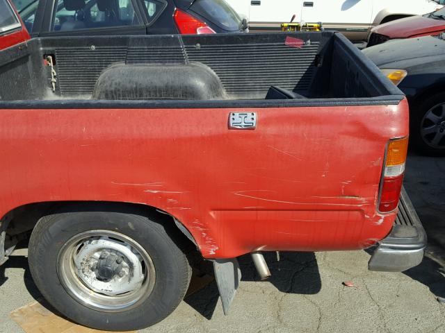 JT4VN93D5M5021803 - 1991 TOYOTA PICKUP 1/2 RED photo 9