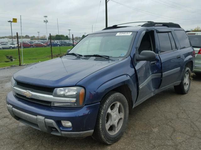 1GNET16S146160118 - 2004 CHEVROLET TRAILBLAZE BLUE photo 2