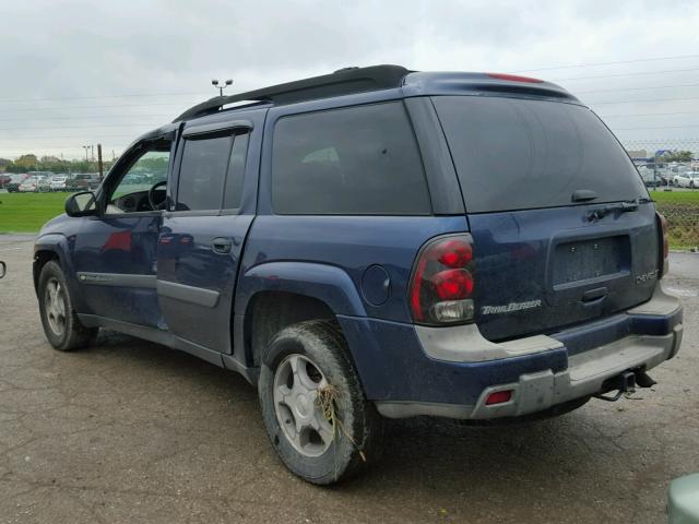 1GNET16S146160118 - 2004 CHEVROLET TRAILBLAZE BLUE photo 3