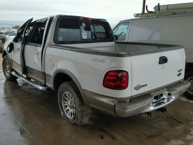 1FTRW08L13KA98212 - 2003 FORD F150 SUPER WHITE photo 3