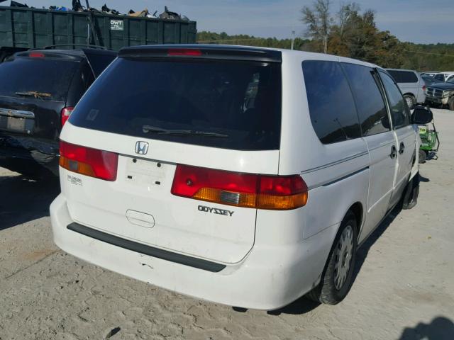 5FNRL185X4B017903 - 2004 HONDA ODYSSEY LX WHITE photo 4