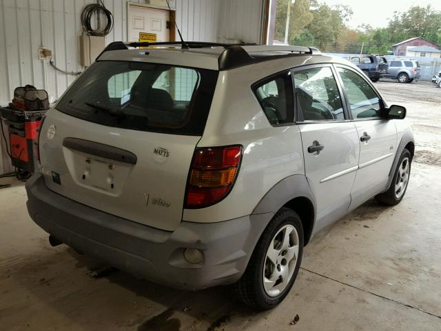 5Y2SL62873Z452307 - 2003 PONTIAC VIBE SILVER photo 4