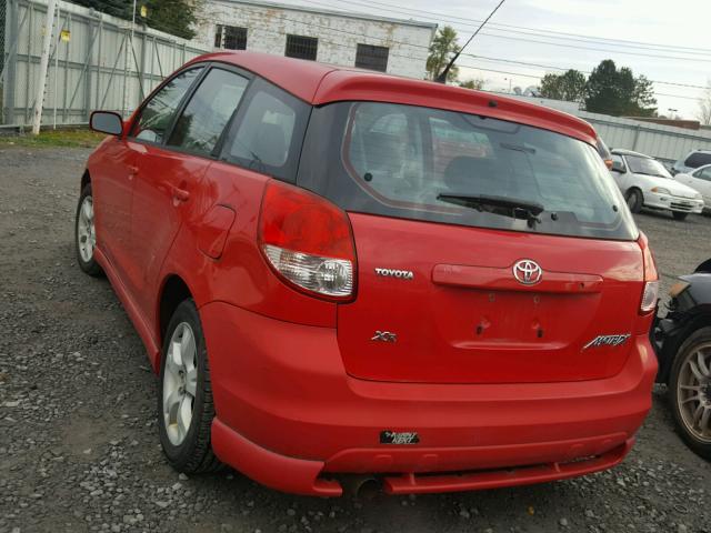 2T1KR32E83C036411 - 2003 TOYOTA COROLLA MA RED photo 3