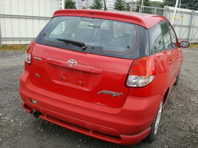 2T1KR32E83C036411 - 2003 TOYOTA COROLLA MA RED photo 4