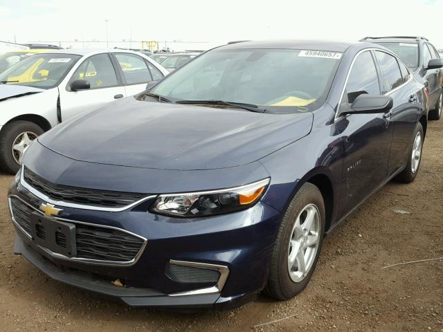 1G1ZB5ST8HF134598 - 2017 CHEVROLET MALIBU LS BLUE photo 2