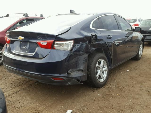 1G1ZB5ST8HF134598 - 2017 CHEVROLET MALIBU LS BLUE photo 4