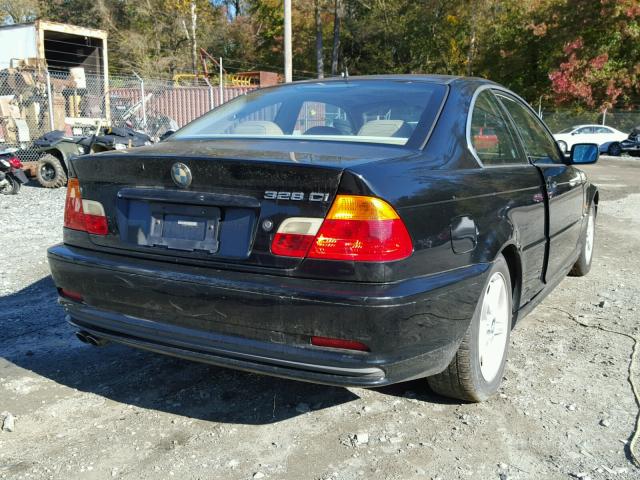 WBABM5348YJN91822 - 2000 BMW 328 CI Սև լուսանկար 4