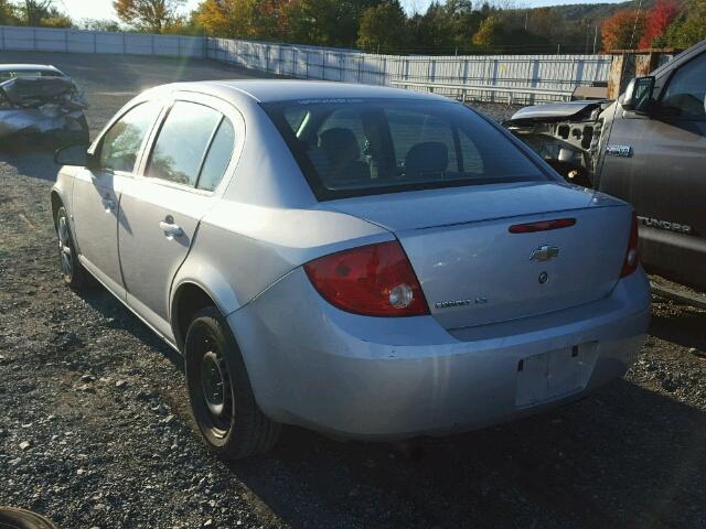 1G1AK55F777375970 - 2007 CHEVROLET COBALT LS GRAY photo 3