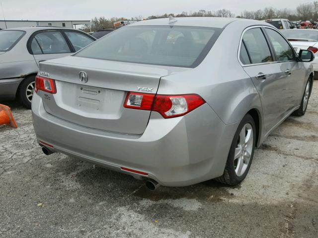 JH4CU2F62AC037994 - 2010 ACURA TSX SILVER photo 4