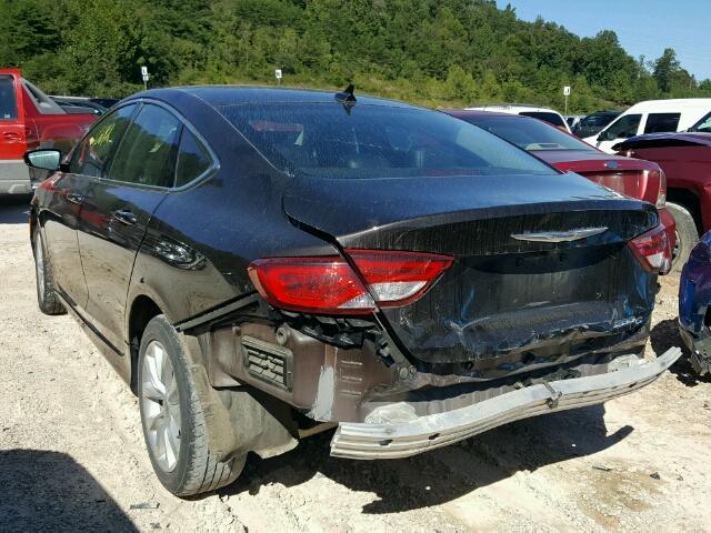 1C3CCCCG8FN524219 - 2015 CHRYSLER 200 C BROWN photo 3