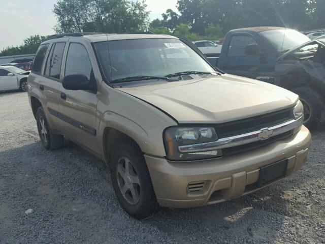 1GNDT13S942393011 - 2004 CHEVROLET TRAILBLAZE GOLD photo 1