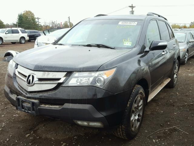 2HNYD28307H523455 - 2007 ACURA MDX TECHNO BLACK photo 2