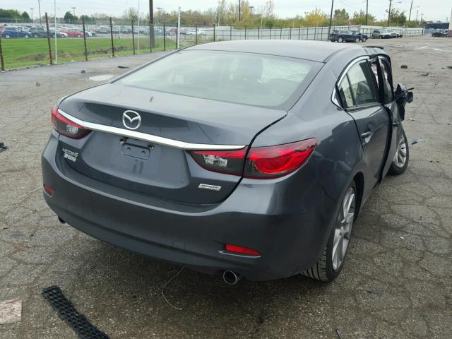 JM1GJ1V59G1470408 - 2016 MAZDA 6 TOURING GRAY photo 4