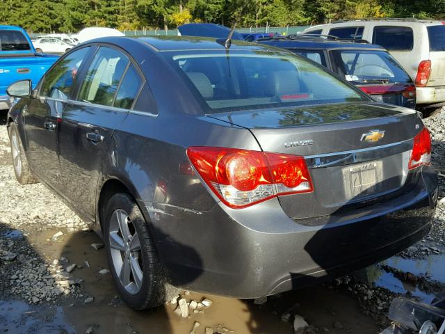 1G1PE5SB80715667 - 2013 CHEVROLET CRUZE GRAY photo 3