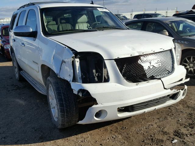 1GKFK33059R232107 - 2009 GMC YUKON SLT WHITE photo 1