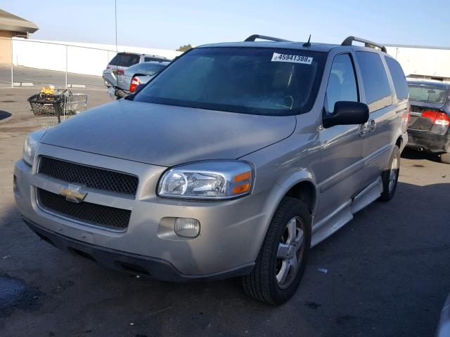 1GBDV13107D156303 - 2007 CHEVROLET UPLANDER I TAN photo 2