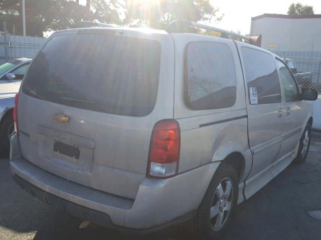 1GBDV13107D156303 - 2007 CHEVROLET UPLANDER I TAN photo 4