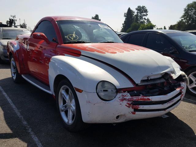 1GCES14P94B103876 - 2004 CHEVROLET SSR RED photo 1