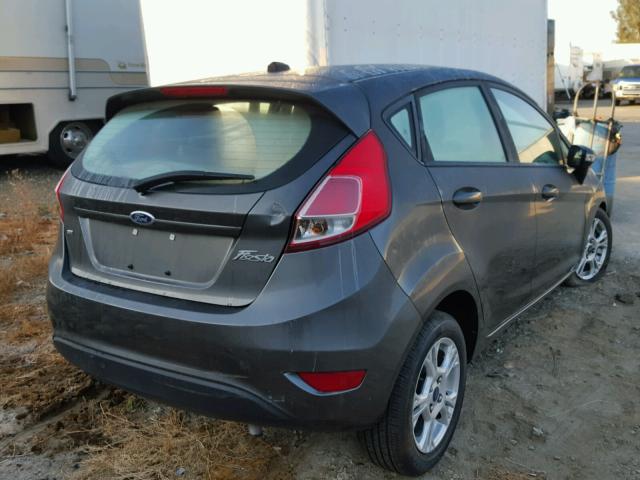 3FADP4EJ3GM127313 - 2016 FORD FIESTA CHARCOAL photo 4