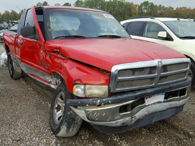 1B7HC13Y61J573501 - 2001 DODGE RAM 1500 RED photo 1