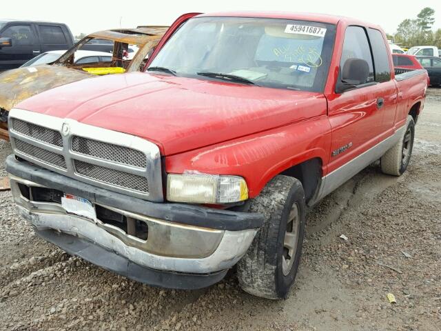 1B7HC13Y61J573501 - 2001 DODGE RAM 1500 RED photo 2