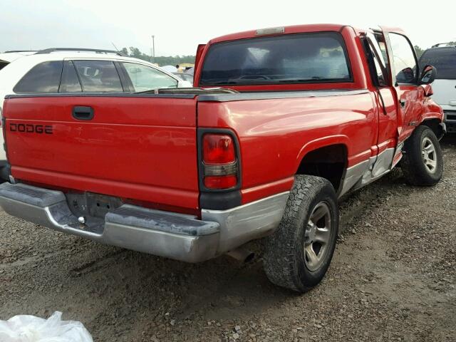 1B7HC13Y61J573501 - 2001 DODGE RAM 1500 RED photo 4