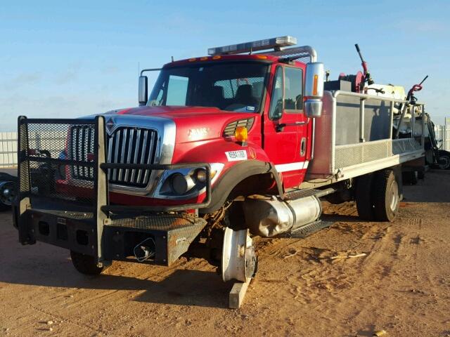 1HTWMAZR1CJ616488 - 2012 INTERNATIONAL 7000 7500 RED photo 2