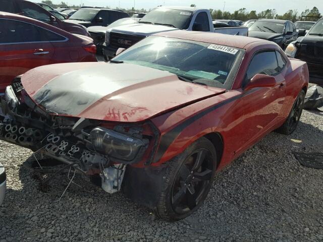 2G1FK1EJ6A9170603 - 2010 CHEVROLET CAMARO SS RED photo 2