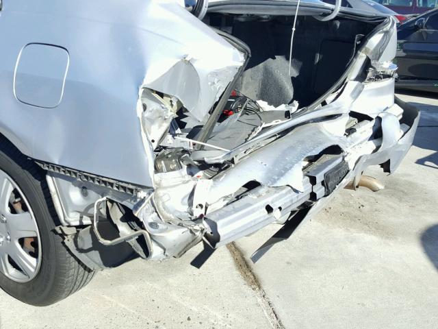 1HGCM56425A142247 - 2005 HONDA ACCORD LX SILVER photo 9