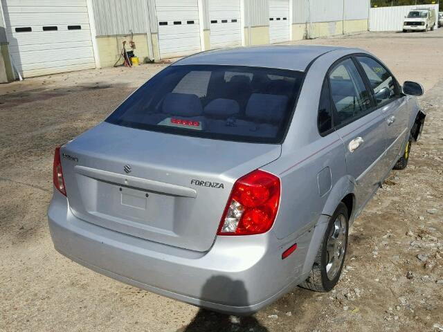 KL5JD56Z36K388811 - 2006 SUZUKI FORENZA SILVER photo 4