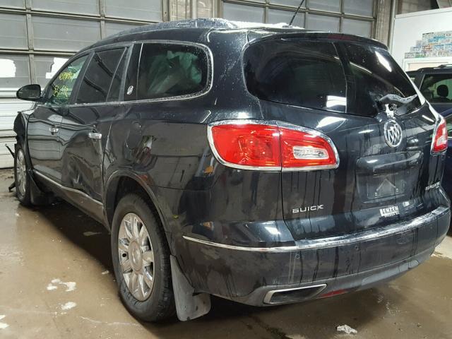 5GAKVCKD3DJ200447 - 2013 BUICK ENCLAVE BLACK photo 3