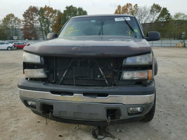 1GCHK29U36E116898 - 2006 CHEVROLET SILVERADO BLACK photo 9