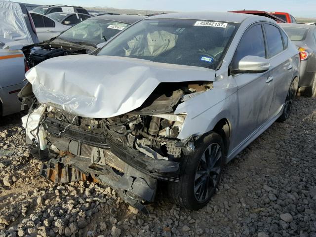 3N1AB7AP4GY272136 - 2016 NISSAN SENTRA S SILVER photo 2