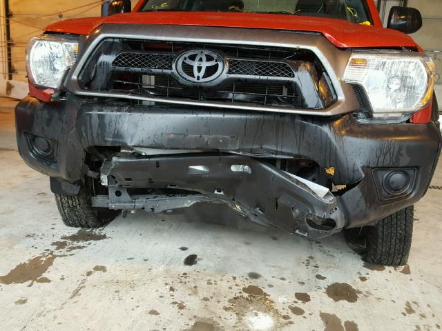 5TFUX4EN7FX036910 - 2015 TOYOTA TACOMA ACC RED photo 9