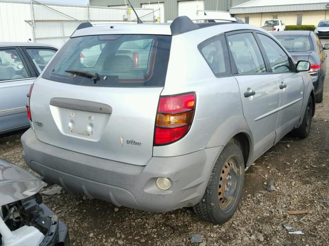 5Y2SL638X5Z456286 - 2005 PONTIAC VIBE SILVER photo 4