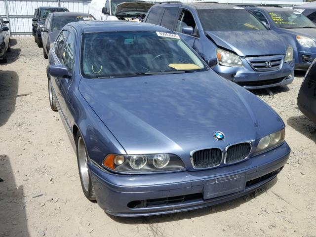 WBADT43421GF56253 - 2001 BMW 525 I AUTO BLUE photo 1