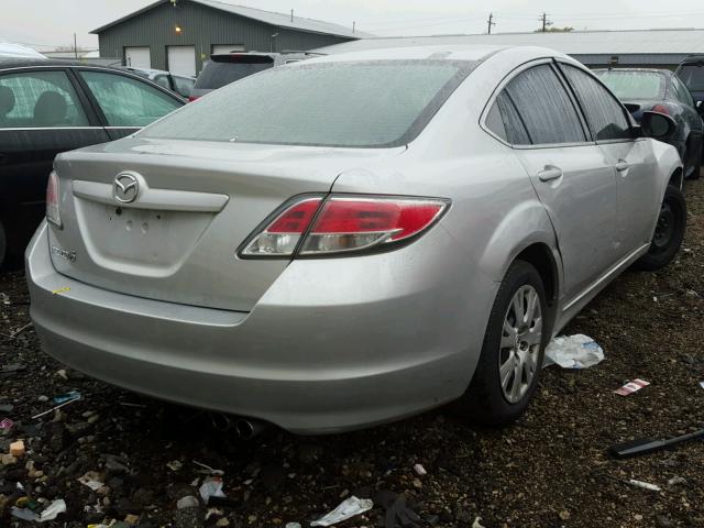 1YVHZ8BH2A5M38916 - 2010 MAZDA 6 I SILVER photo 4