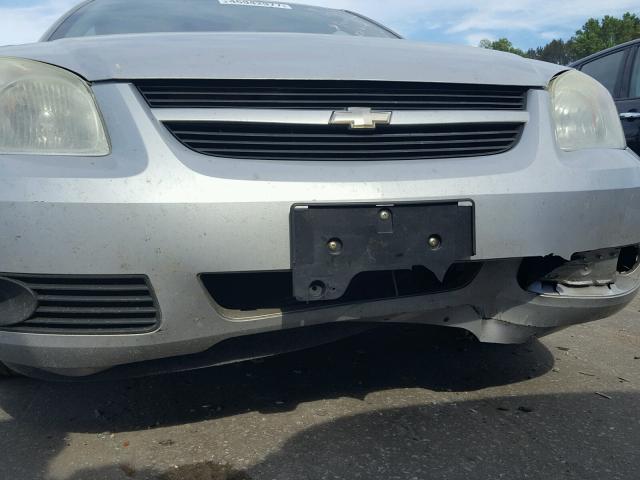 1G1AL15FX77246367 - 2007 CHEVROLET COBALT LT SILVER photo 9